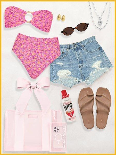 Collage of Poolside outfits #4