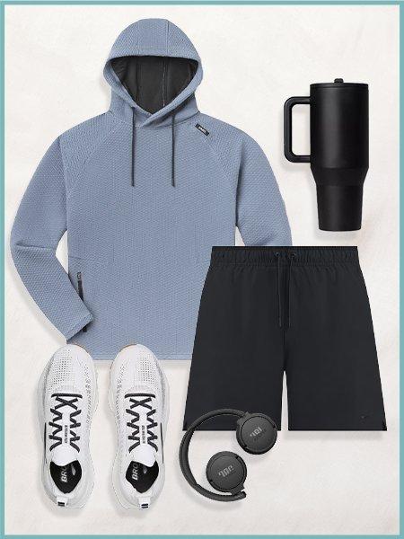 Collage of workout outfits #1