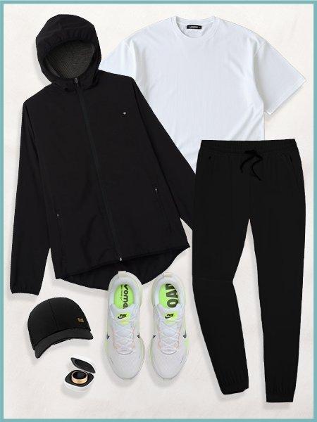 Collage of workout outfits #3