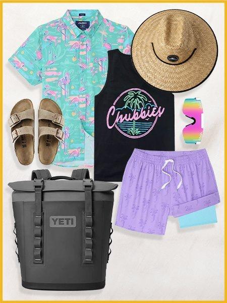 Collage of Poolside outfits #3