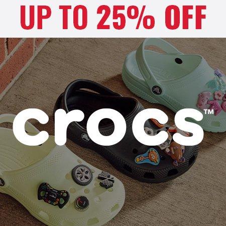 Shop Up to 25% Off Crocs