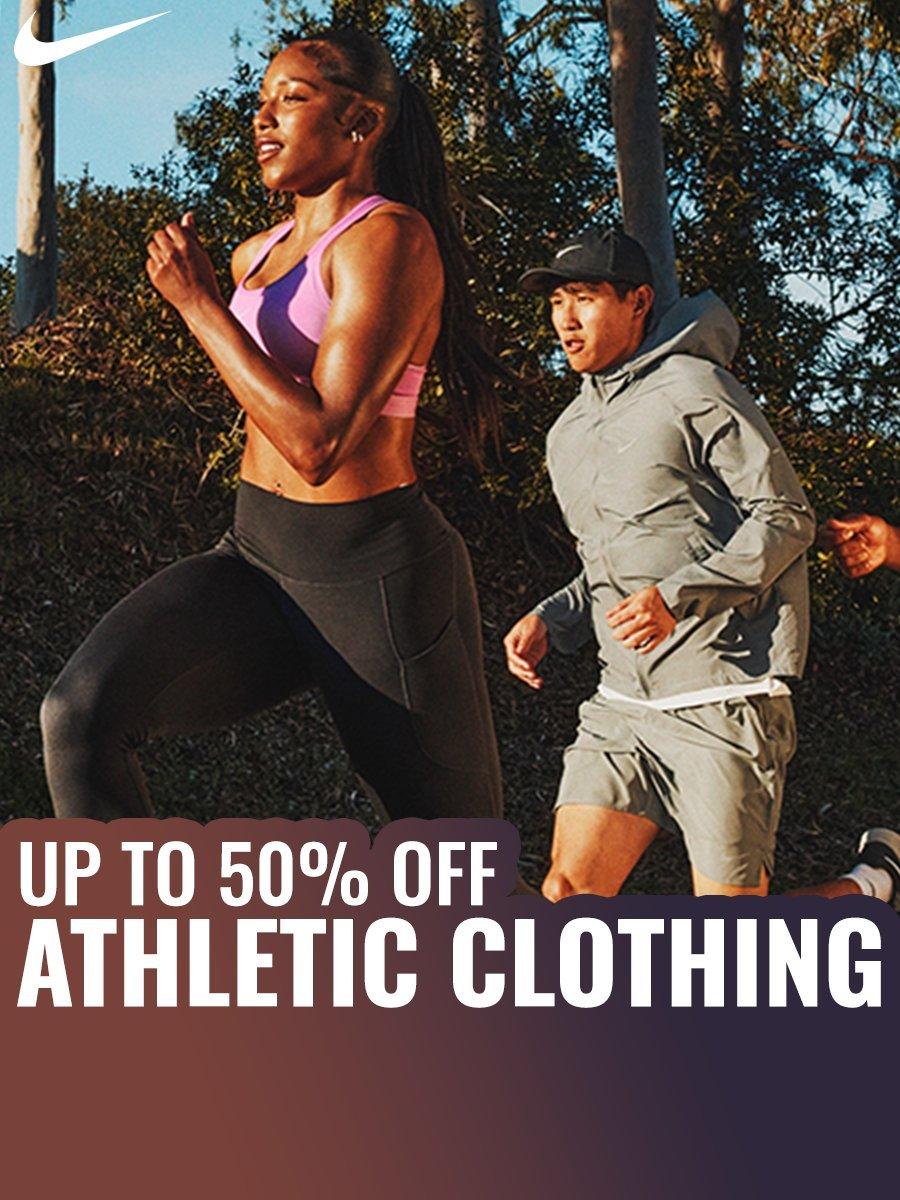 Shop up to 50% Off athletic clothing