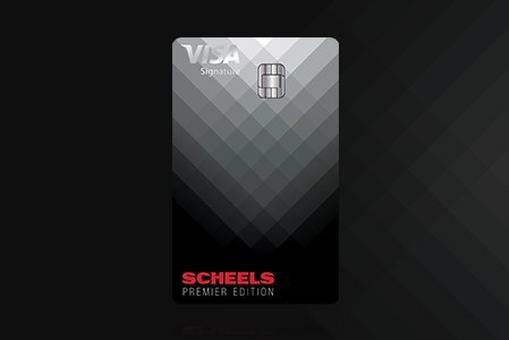 Scheels premier edition visa credit card