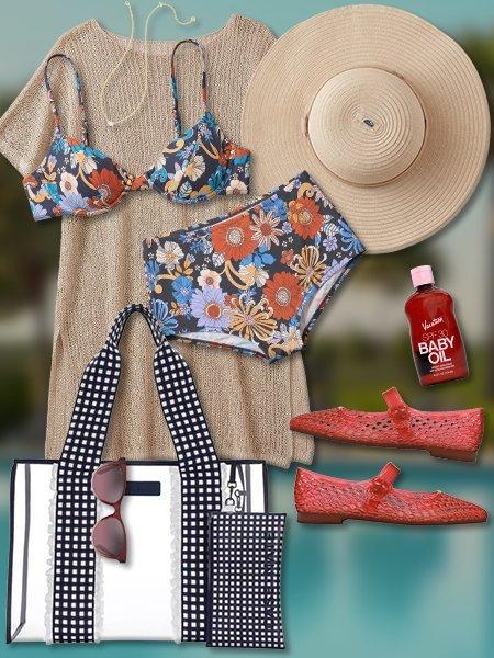 Collage of Poolside outfits #3