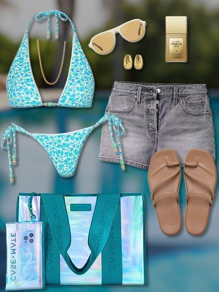 Collage of Poolside outfits #4