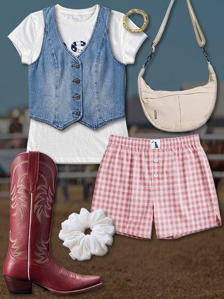 Collage of Seasonal outfits #1