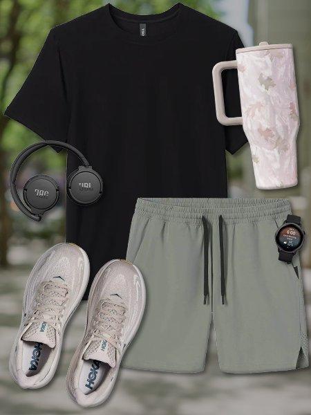 Collage of workout outfits #1