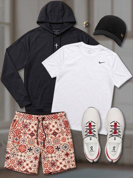 Collage of workout outfits #3