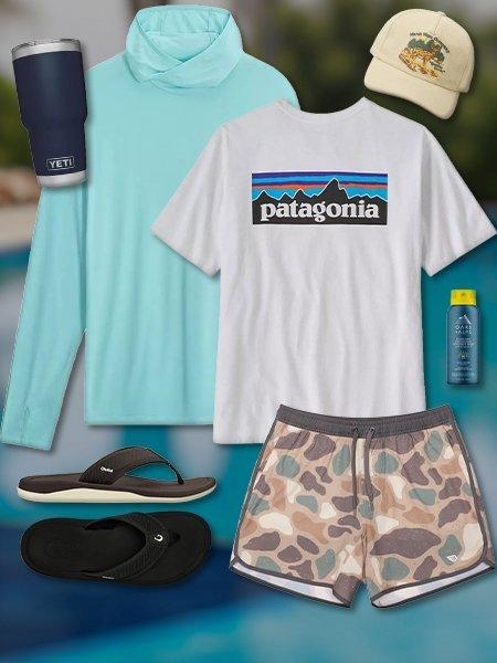Collage of Poolside outfits #4