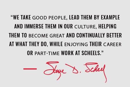 Steve D. Scheel Statement