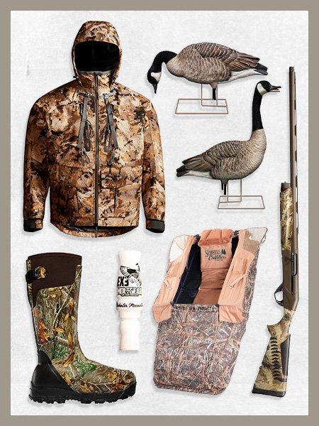 Collage of Goose Gear