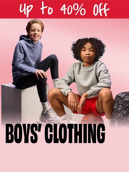 Shop up to 40% Off boys clothing