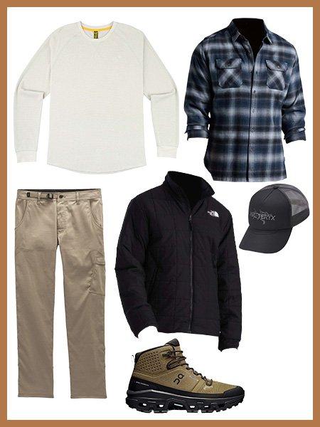Collage of Fall Outdoor Adventure outfits #4