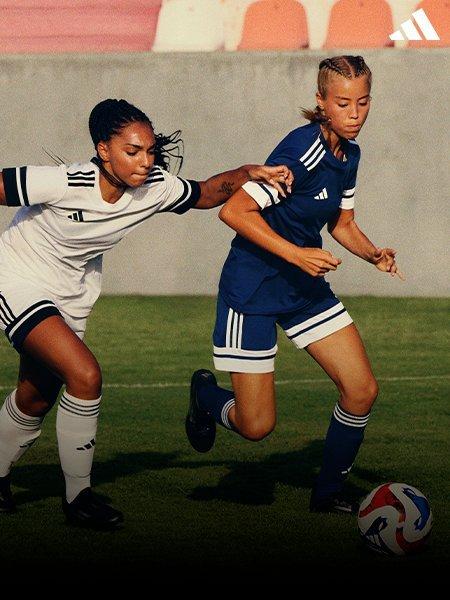 Soccer players on the field