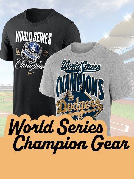 Shop Dodgers World Series Championship gear