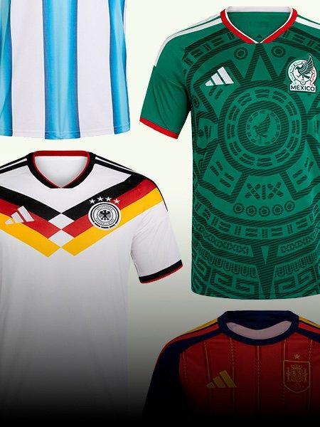 Collage of Soccer Fan Jerseys