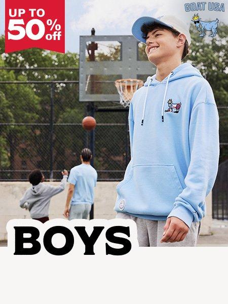 Up to 50% Off Boys Clothing and Shoes