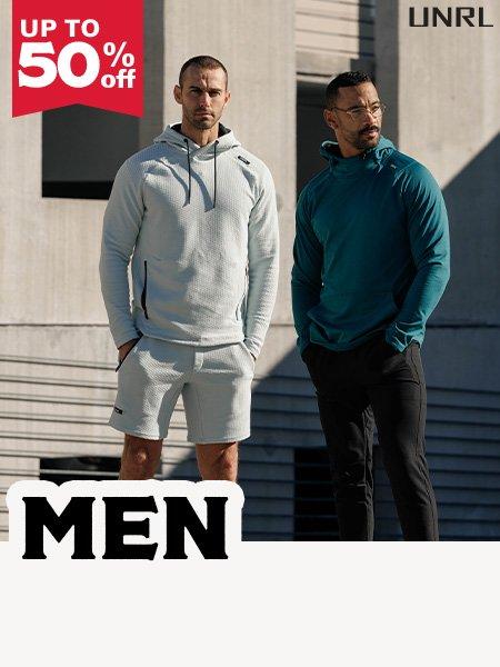 Up to 50% Off Mens clothing and shoes