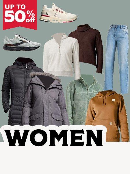Up to 50% Off Womens clothing and shoes