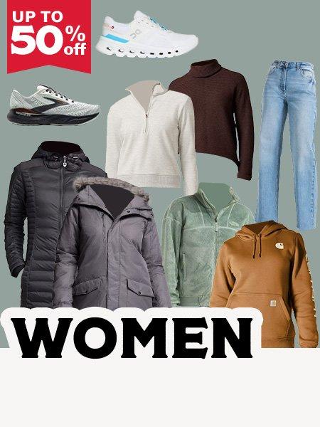 Up to 50% Off Womens clothing and shoes