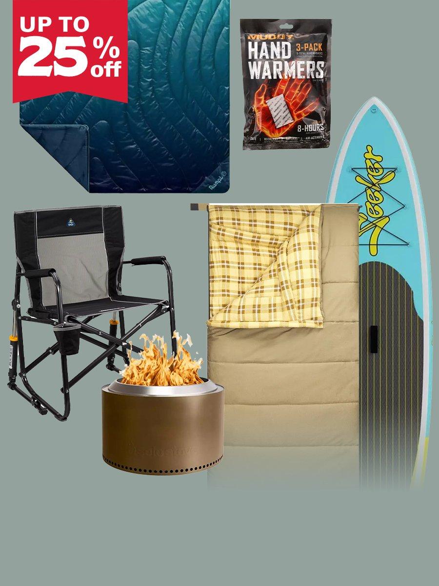 Shop up to 25% off Camping & Hiking
