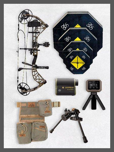 Collage of Archery Gear