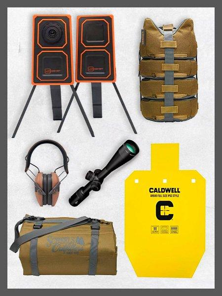 Collage of Rifle Long Range Gear