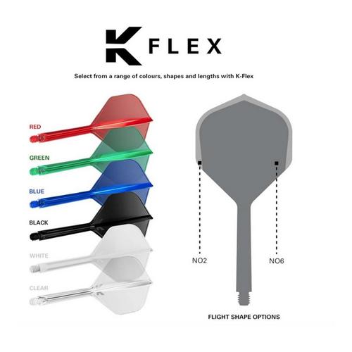 Target Darts North America  K-Flex #6 Intermediate Dart Flights - Primary Image