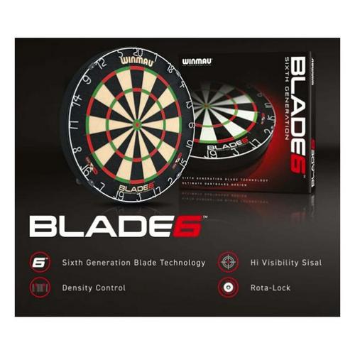 WINMAU Blade 6 Bristle Dartboard - Primary Image