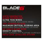 WINMAU Blade 6 Bristle Dartboard - Thumbnail 6 of 6