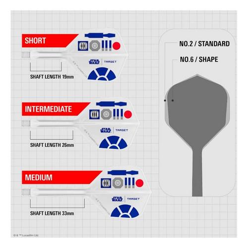 Target Darts North America Star Wars R2-D2 K-Flex No.6 - Primary Image
