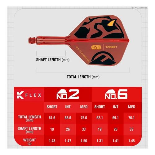 Target Darts North America Star Wars Darth Maul K-Flex No.2 - Primary Image