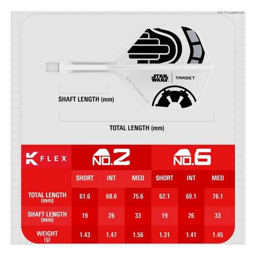 Target Darts North America Star Wars Stormtrooper K-Flex No.6 - Primary Image