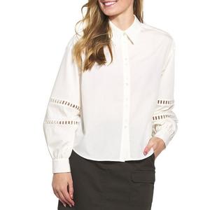 Women's VERO MODA Meya Long Sleeve Button Up Shirt