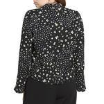 Women's VERO MODA Alea Bea Long Sleeve V-Neck Blouse - Thumbnail 3 of 3