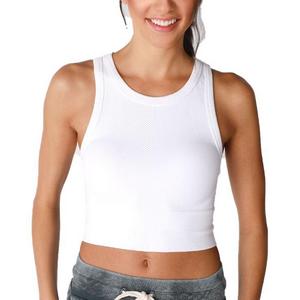 Women's NikiBiki High Neck Chevron Crop Tank Top