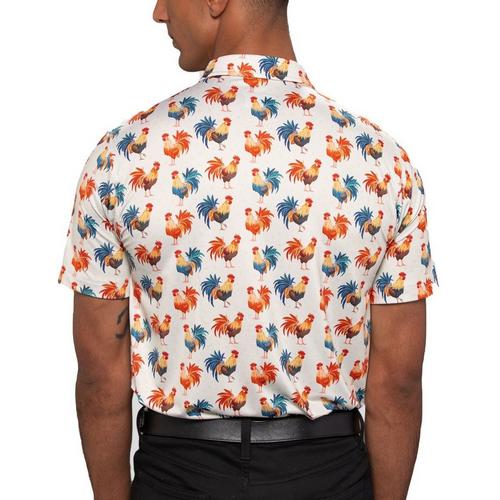Men's Waggle Golf Animal Print Polo - Primary Image