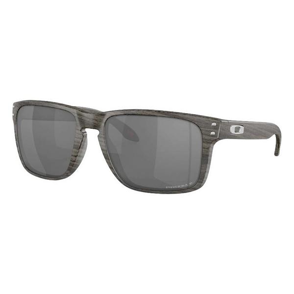 Men's Oakley Holbrook XL Polarized Sunglasses Woodgrain/Prizm Black Polarized