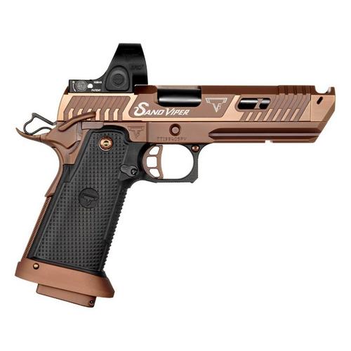 Taran Tactical Innovations TTI Sand Viper With Trijicon SRO Red Dot 9mm Pistol - Primary Image