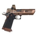 Taran Tactical Innovations TTI Sand Viper Solid With Trijicon SRO Red Dot 9mm Pistol - Thumbnail 1 of 5