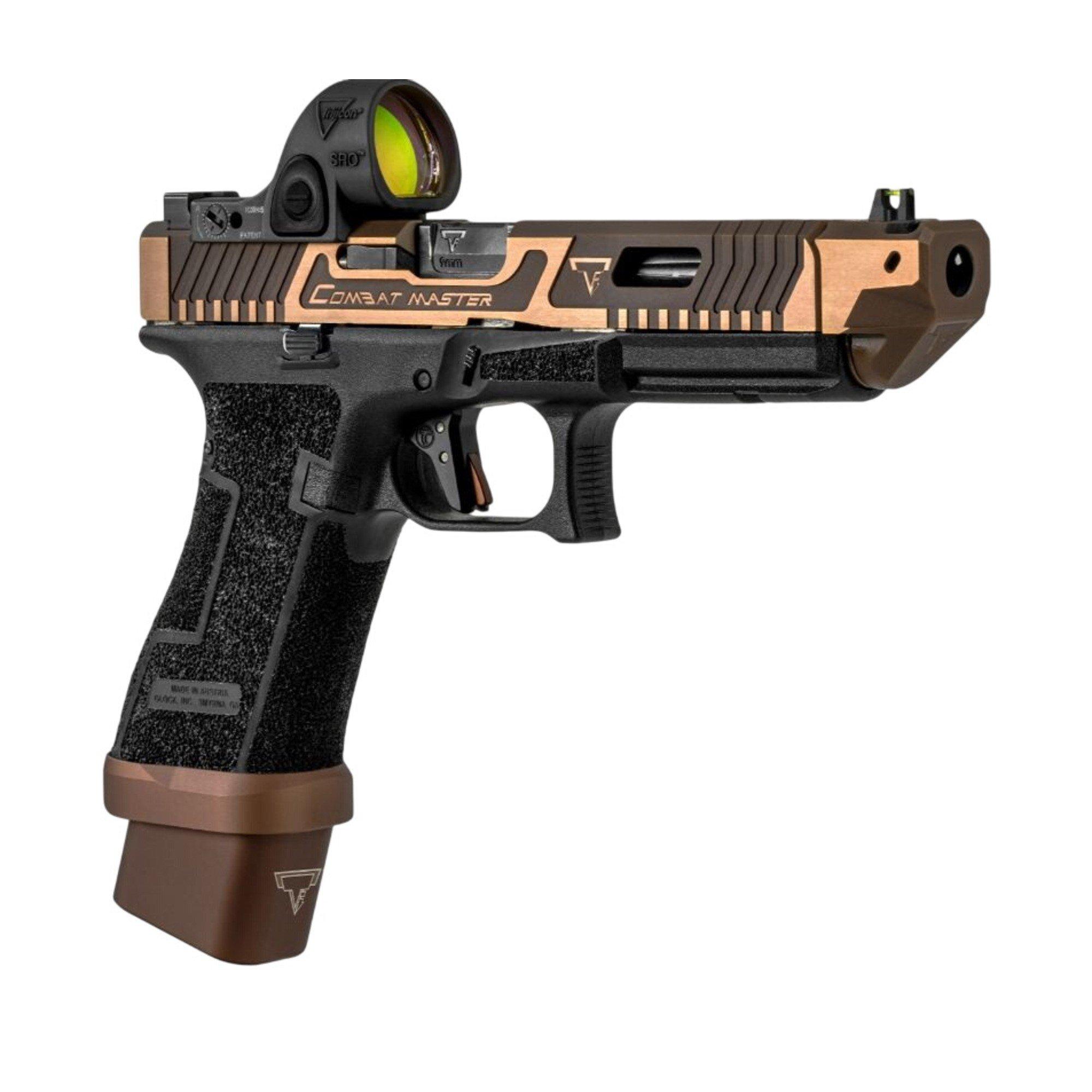 Taran Tactical Innovations TTI Ballerina Glock 17 Gen 5 With Trijicon SRO Red Dot 9mm Pistol - Taran Tactical Innovations