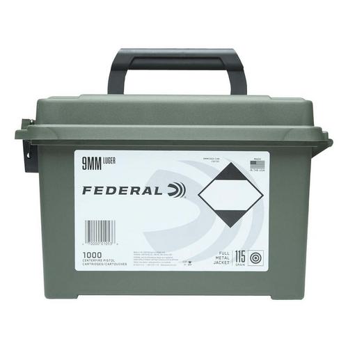 Federal Champion Training FMJ 9mm Handgun Ammunition 1000 ct.