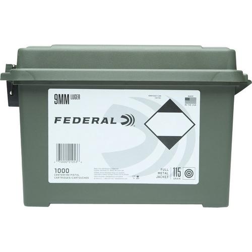 Federal Champion Training FMJ 9mm Handgun Ammunition 1000 ct.