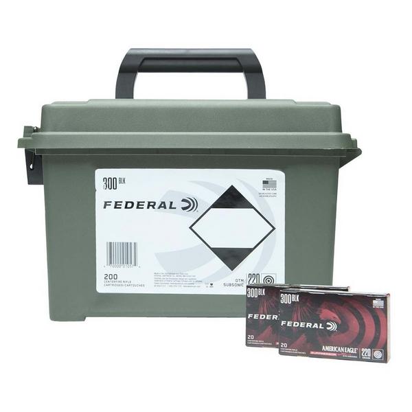 FEDERAL American Eagle Rifle Suppressor OTM SubSonic Rifle Ammunition