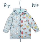 Toddler HOLLY & BEAU Flower Color Changing Hooded Rain Jacket - Thumbnail 3 of 6