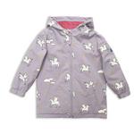 Toddler HOLLY & BEAU Unicorn Color Changing Hooded Rain Jacket - Thumbnail 1 of 6