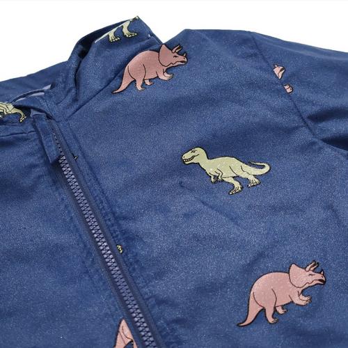 Toddler HOLLY & BEAU Dinosaur Color Changing Hooded Rain Jacket - Primary Image