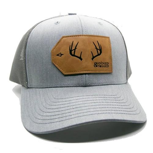 Men's Hooked And Tagged Buck Antler Patch Adjustable Hat - Primary Image