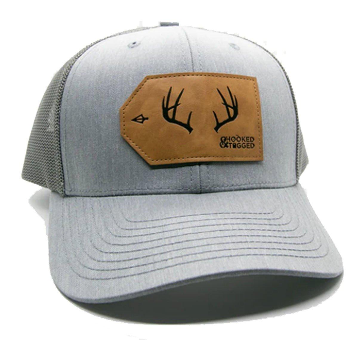 Hooked And Tagged Buck Antler Patch Adjustable Hat - Hooked And Tagged