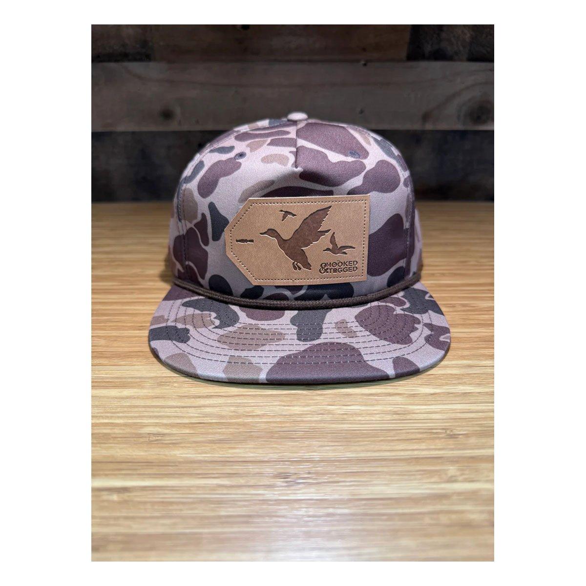 Hooked And Tagged Duck Adjustable Hat - Hooked And Tagged